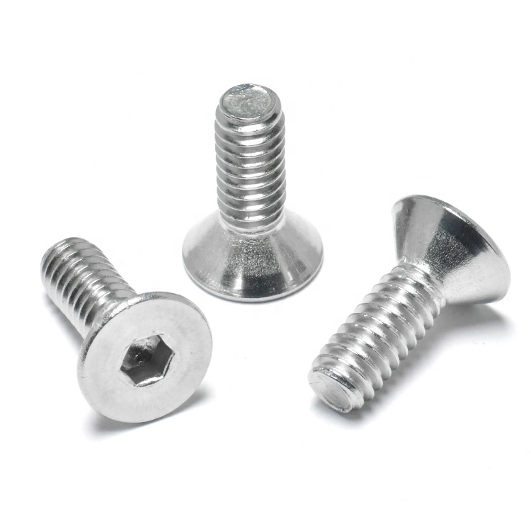 Stainless Steel DIN7991 M3-M16 Hex Socket Countersunk Flat Head Screws